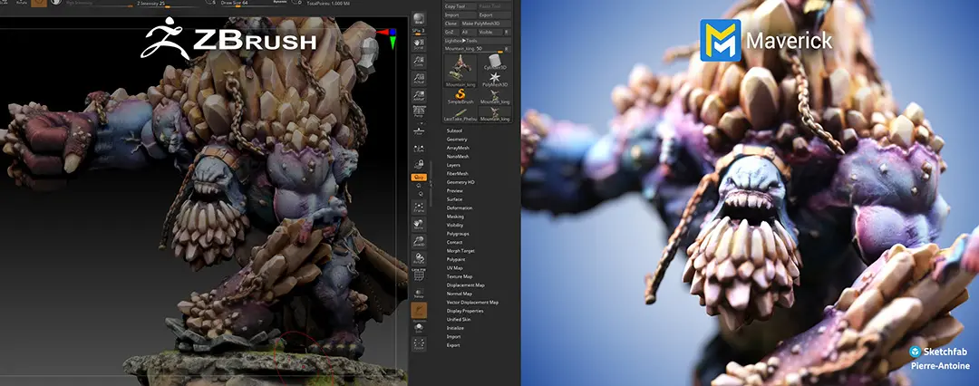 Better connection with ZBrush
